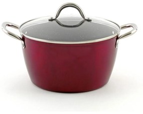 Κατσαρόλα Electra Granite 06.70.24 Νο 24 Red Keystone 24cm Aluminium