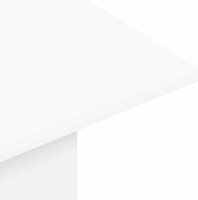 vidaXL Τραπέζι κονσόλας Λευκό 100 x 30 x 75 εκ Επεξεργασμένο Ξύλο
