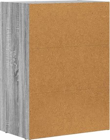 vidaXL Πλαϊνό γραφείο Γκρίζο Σονομα 59 x 35 x 80.5 εκ.