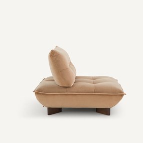 Πολυθρόνα σύνθεσης από βελούδο stonewashed, KAORI