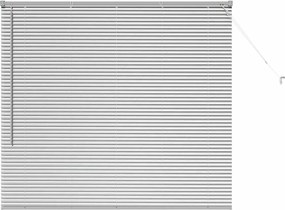 vidaXL Βενετσιάνικες Ρόδες Ασημί 130 x 145 εκ Αλουμίνιο