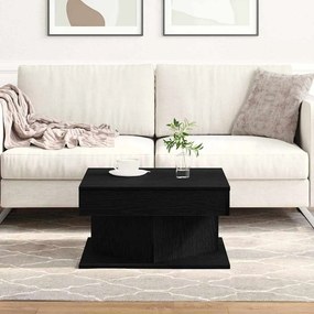 vidaXL Τραπεζάκι σαλονιού Μαύρο Δρυς 57x57x30 εκ. Φτιαγμένο από ξύλο