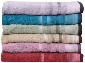 Πετσέτα Προσώπου 50x100 Χαβάη Κόκκινο Viopros