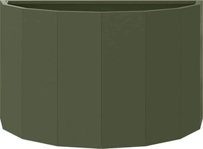 vidaXL Γλάστρα Ελιά Πράσινη 60 x 30 x 35 εκ Ατσάλι