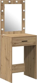 vidaXL Τραπέζι περιποίησης Artisan Oak 50 x 41 x 135 εκ