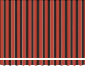 vidaXL Χειροκίνητη αναδιπλούμενη τέντα με LED 3 x 2 m