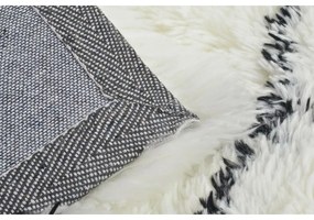 Χαλί DKD Home Decor 120 x 180 x 5 cm πολυεστέρας Λευκό Ρόμπος