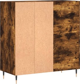 vidaXL Δισκοθήκη Καπνιστή Δρυς 84,5 x 38 x 89 εκ. από Επεξεργ. Ξύλο