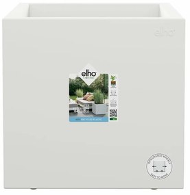 Βάζο Λουλουδιών Elho Λευκό Ø 39 cm Πλαστική ύλη Τετράγωνο Σύγχρονη