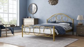 Κρεβάτι Orpheus-140 x 200-Xruso-Με ποδαρικό