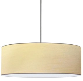 Φωτιστικό οροφής Rufio pakoworld Ε27 σε μπεζ-καφέ απόχρωση Φ50x20εκ