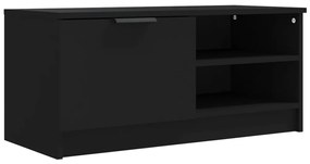 vidaXL Έπιπλο Τηλεόρασης Μαύρο 80 x 35 x 36,5 εκ. Επεξεργασμένο Ξύλο