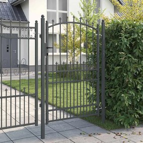 vidaXL Πύλη Φράχτη με Ακίδες EMMEN 200 x 100 cm