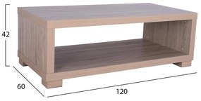 Τραπεζάκι σαλονιού SALEM Sonama Oak 120x60x42 εκ. 120x60x42 εκ.