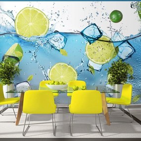 Αυτοκόλλητη φωτοταπετσαρία - Refreshing lemonade - 245x175