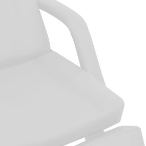 vidaXL Καρέκλα Αισθητικής Λευκή 180 x 62 x 78 εκ. από Συνθετικό Δέρμα