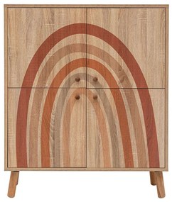 Παπουτσοθήκη - Ντουλάπι Multilux Iris 869VEL4518 95x36x111cm Multi Cipboard,Wood