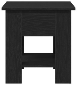 vidaXL Τραπεζάκι καφέ Μαύρο Δρυς 40x40x42 εκ. Επεξεργασμένο ξύλο
