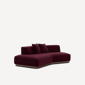 Γωνία καναπέ αριστερή από βελούδο, JACOPO