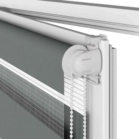 Ζέβρα τυφλή Σκούρο Γκρι Πλάτος υφάσματος 105,9 εκ. Πολυεστέρας 4014185