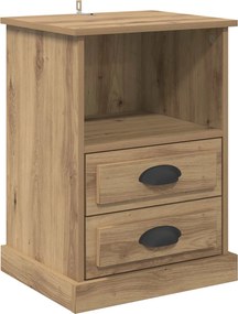 vidaXL Κομοδίνο Artisan Oak 36 x 43 x 60 εκ Επεξεργασμένο ξύλο