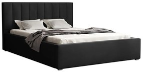 Κρεβάτι Pomona 111, Μονόκλινο, Μαύρο, 120x200, Ταπισερί, Τάβλες για Κρεβάτι, 140x223x93cm, 75 kg | Epipla1.gr