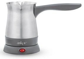 Ηλεκτρικό Μπρίκι Inox 1000W Γκρι 400ml ANKOR