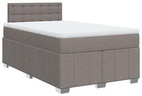 ΚΡΕΒΑΤΙ BOXSPRING ΜΕ ΣΤΡΩΜΑ TAUPE 120X200 ΕΚ. ΥΦΑΣΜΑΤΙΝΟ 3289353