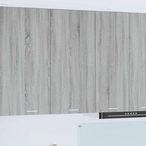 vidaXL Κρεμαστό ντουλάπι Γκρι Σομόνα και Λευκό 50 x 31 x 100 εκ.