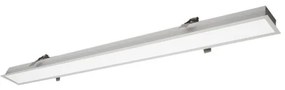 Γραμμικό Φωτιστικό Χωνευτό Viokef Station Ultra 3911-03086-3-U-D3 L860 3000K Dimmable Ασημί
