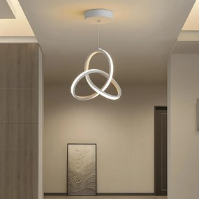 Stewehome Asya Λευκό Κρεμαστό LED Φωτιστικό Οροφής 80x24 cm