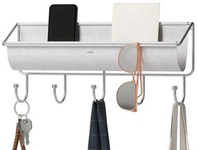 Κρεμάστρα Με Ράφι Hammock 1011470-918 Grey Umbra Μέταλλο,Ύφασμα