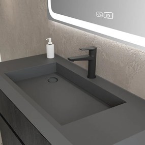 Furnibath M 101 - Βάση Επιπλου με Solid Νιπτηρα 101x47 - MDF 6021 GLOSS