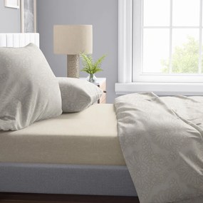 Σεντόνια Υπέρδιπλα (Σετ 240x270) Dimcol Άρτεμις 702 Beige