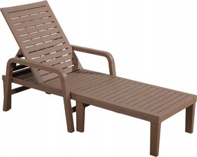 Ξαπλώστρα Concavo-Καφε ανοιχτό