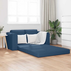 vidaXL Κρεβάτι καναπές 60cm Μπλε ύφασμα