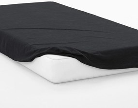 Σεντόνι Ημίδιπλο Με Λάστιχο (120x200+30) Dimcol Exotic Line Μαύρο