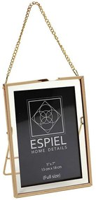 Κορνίζα FAM724 20x25cm Gold Espiel Metal