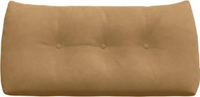 vidaXL Μαξιλάρι Πλάτης Καφέ 100 x 24 x 50 εκ Βελούδο