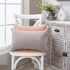 Μαξιλάρι Διακοσμητικό (Με Γέμιση) Noto 15 Orange Teoran 30X50 Cotton-Polyester