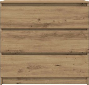 vidaXL Μπουφές Τεχνίτης Δρυς 80x35x76 εκ. Επεξεργασμένο Ξύλο