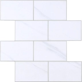 Αυτοκόλλητα Πλακάκια (Σετ 4τμχ) L-C Careo White 1770155