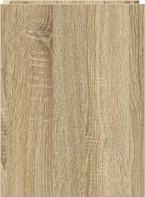 vidaXL Βάση φυτών με ράφι Δρύς Sonoma 30 x 30 x 40 cm