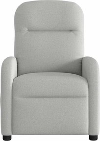 vidaXL Ανακλινόμενη καρέκλα Γκρι σύννεφο Ύφασμα