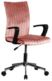 LOTTO ΚΑΡΕΚΛΑ ΓΡΑΦΕΙΟΥ DUSTY PINK 54x59xH88/98cm 25-0474