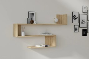 Wall Shelf Penne - Sapphire Oak Sapphire Oak