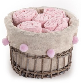 Πετσέτες Δώρου (Σετ 5τμχ) Nef-Nef Homeware Please Pink 300gsm