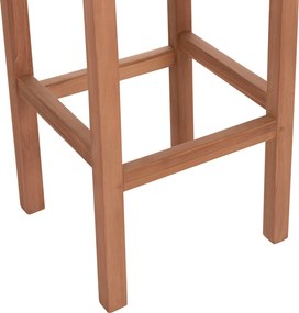 ΣΕΤ ΤΡΑΠΕΖΙ ΜΕ 2 ΣΚΑΜΠΟ ΜΠΑΡ PRESSCOT HM10918 ΞΥΛΟ TEAK ΣΕ ΦΥΣΙΚΟ ΧΡΩΜΑ