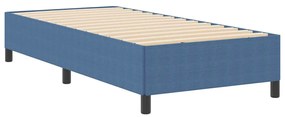 vidaXL Σκελετός Κρεβατιού Μπλε 100 x 200 cm Βελούδο