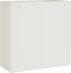 vidaXL Αρχειοθήκη Λευκή 90 x 40 x 90 εκ. από Ατσάλι